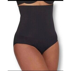 Spanx Assets Women's Shaping High Waist Panty Size Medium Black 10128R NWT